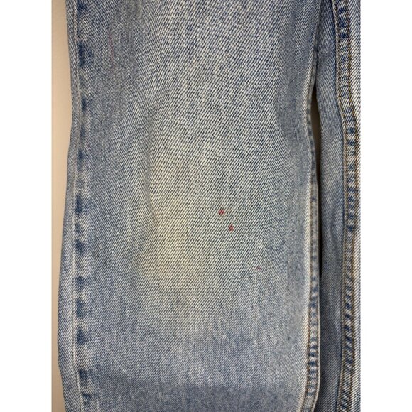 LEVI'S 550 Relaxed Fit Boys 10 Slim 5-Pocket 23X25 Denim Light Wash Jeans - Picture 6 of 9